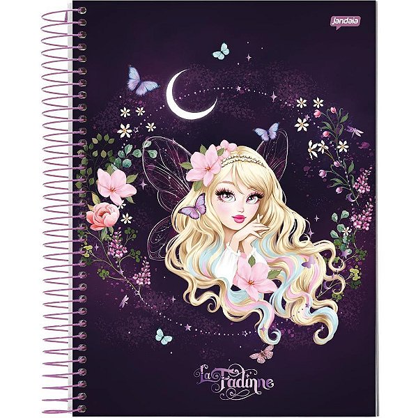 Caderno 10X1 Capa Dura LA Fadinne 160FLS PCT.C/04