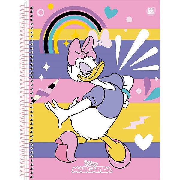 Caderno 10X1 Capa Dura Margarida 160F PCT.C/04