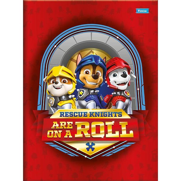 Caderno Brochura 1/4 Capa Dura Patrulha 80FLS. PCT.C/10