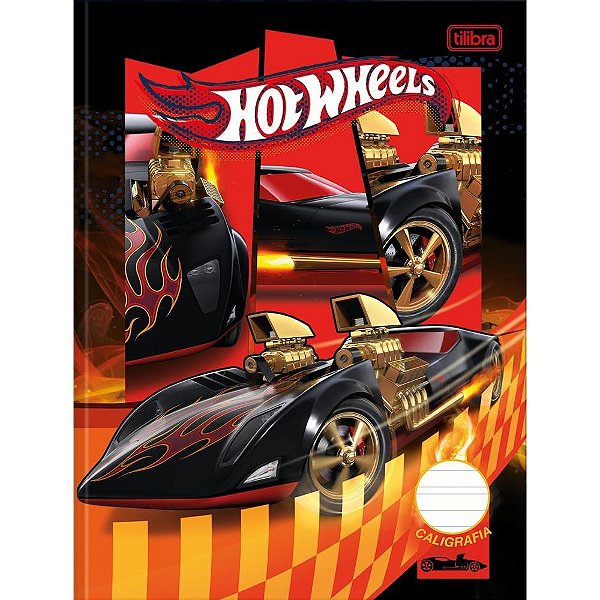 Caderno Caligrafia Capa Dura HOT Wheels 40FLS. PCT.C/05