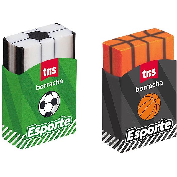 Borracha Decorada TRIS Esporte 2 Modelos DP.C/24