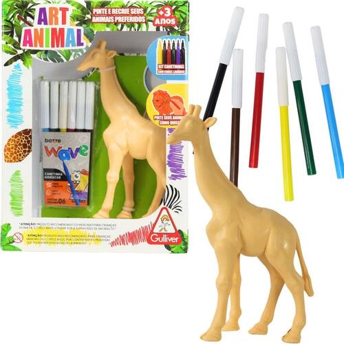 Boneco e Personagem Girafa GD. C/CANETINHA Lavavel