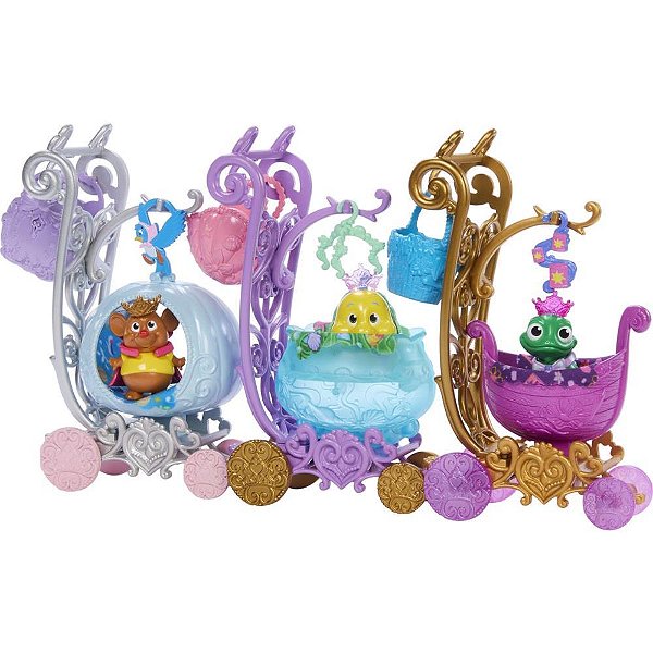 Boneca Disney Princesa Carrinho de Animais