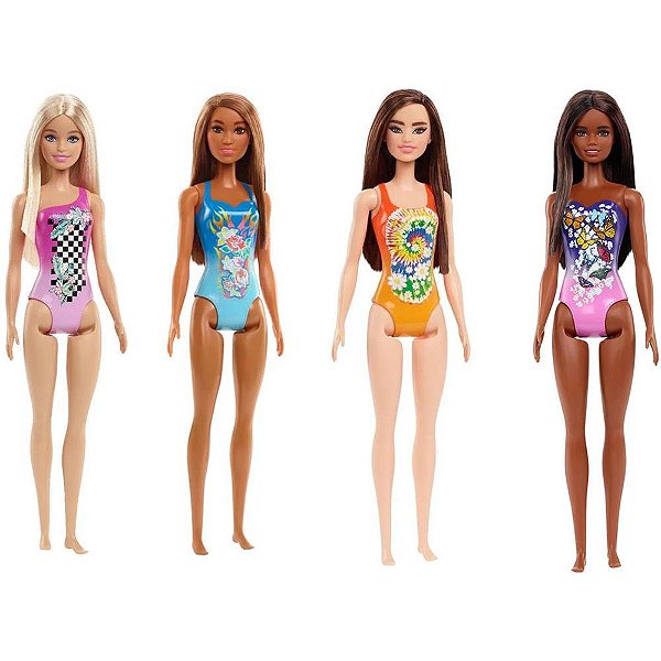 Barbie Fashion Boneca Praia Básica 2 Sortido