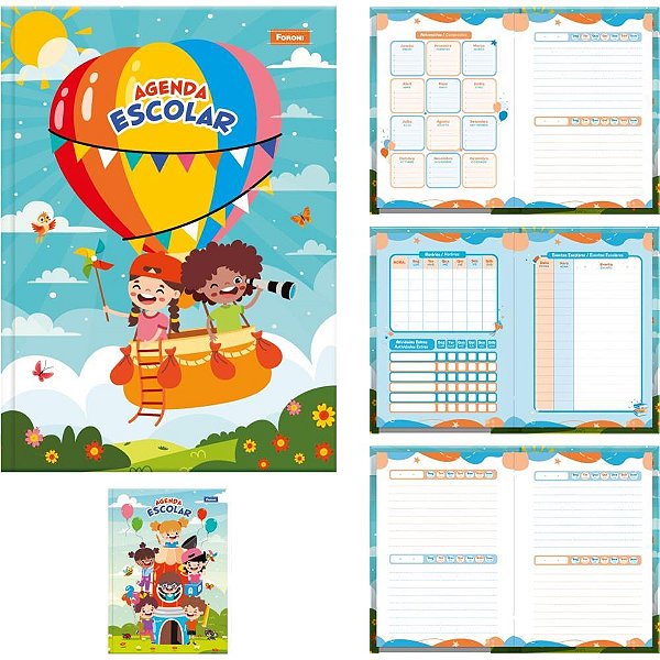 Agenda Permanente Escolar 96F.105X148MM PCT.C/05