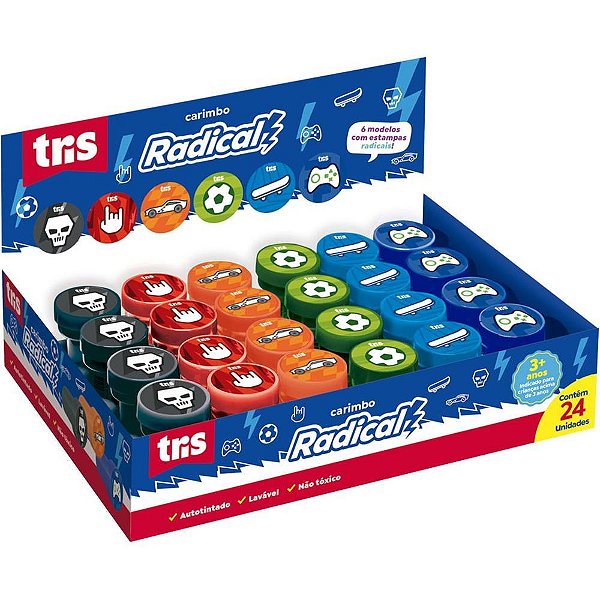 Carimbo Pedagogico TRIS Radical 6 Modelos DP.C/24