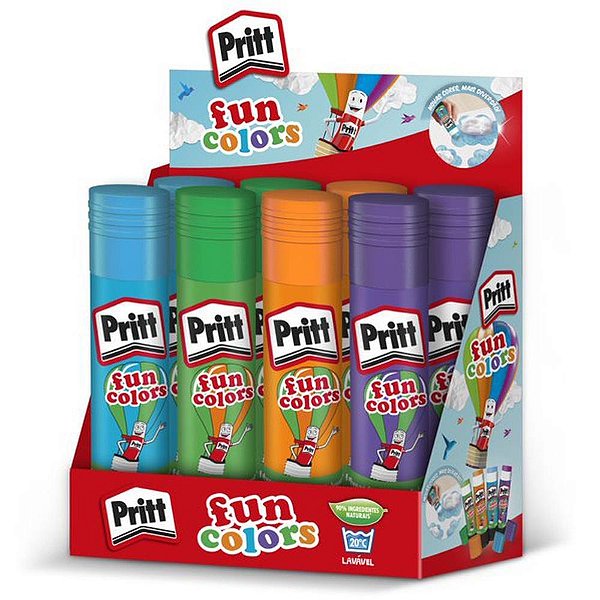 Cola em Bastao PRITT FUN Colors 10G DP.C/08