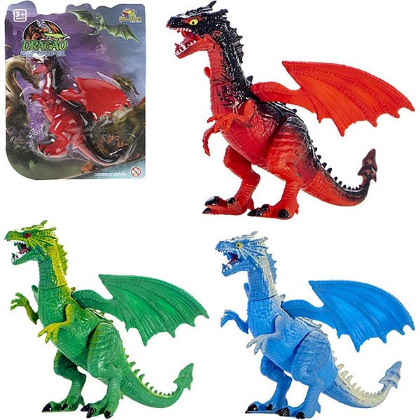 Dinossauro Dragao 16CM Cartela