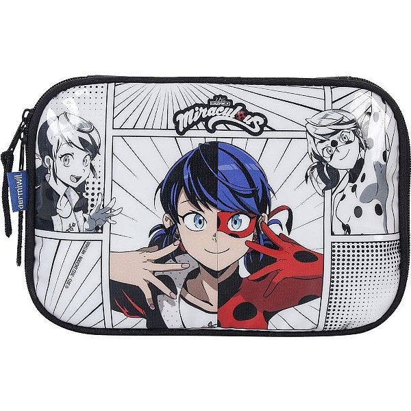 Estojo BOX Tecido Miraculous Thermo