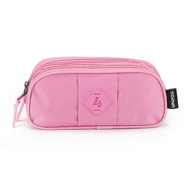 Estojo Duplo Tecido UP4YOU Rosa