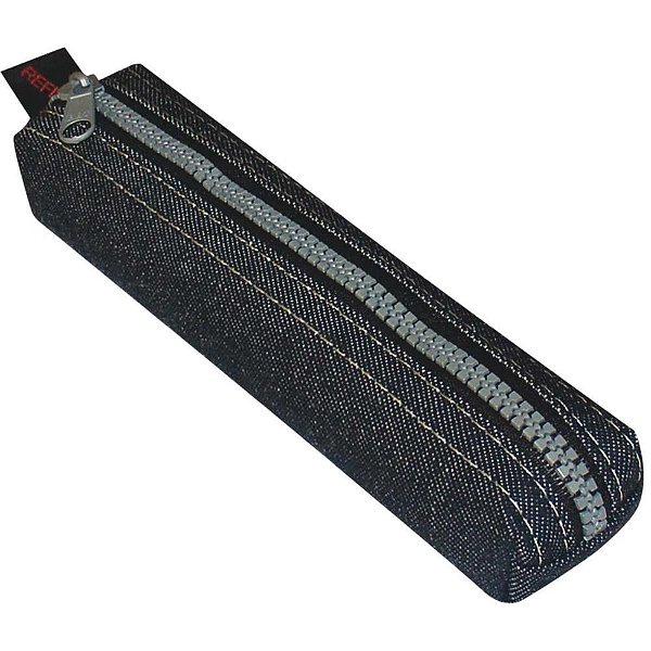 Estojo Simples Jeans Indigo Pequeno Zip.trato PCT.C/06