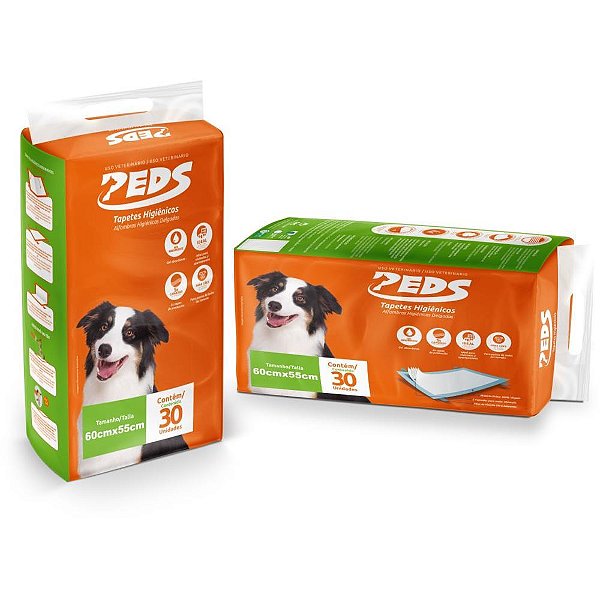Higiene para PET Tapete Confort 55X60 C/30 UN. Pacote