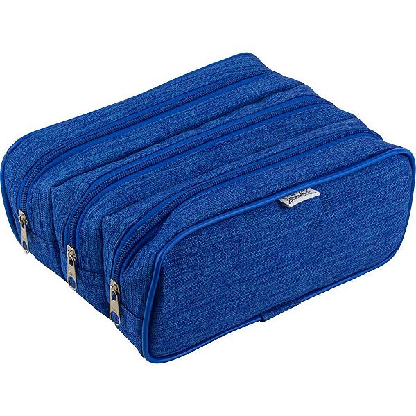 Estojo Triplo Lona Mega Liberty Sortidos