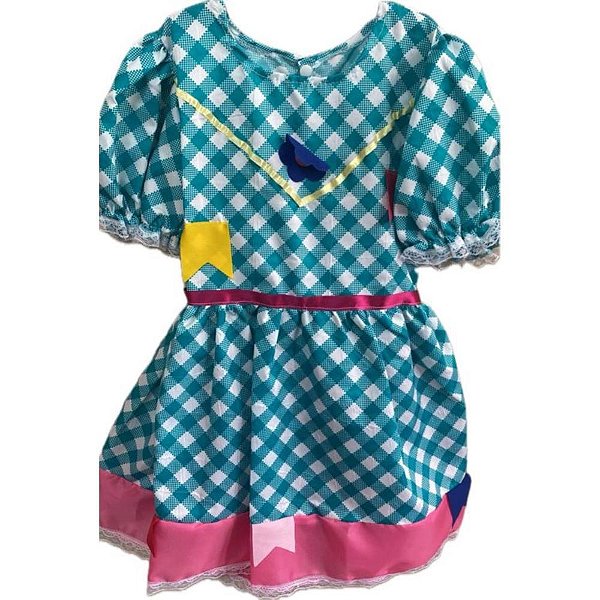 Fantasia Festa Junina Vestido Simples G (S)