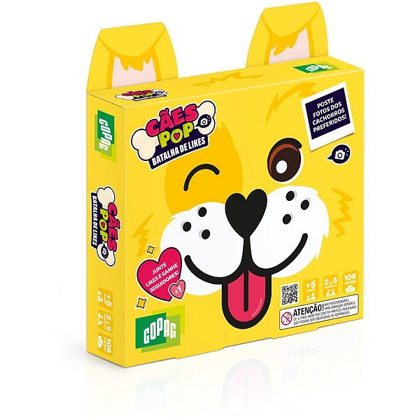 Jogo de Cartas Caes POP Batalha de Likes