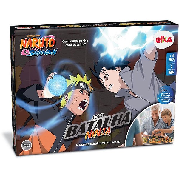 Jogo de Tabuleiro Naruto Shippuden Batalha Ninja