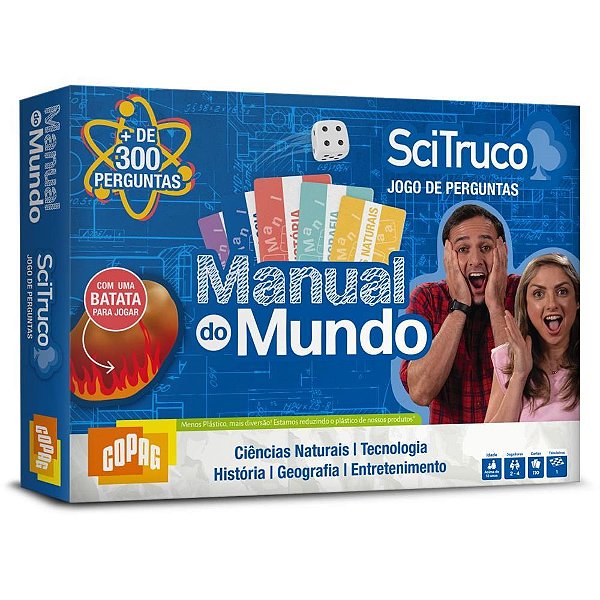 Jogo de Tabuleiro SCI Truco Manual do Mundo