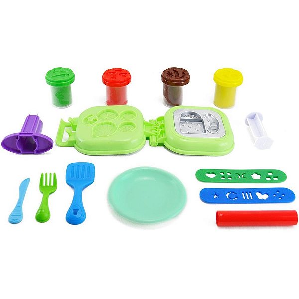 Massa para Modelar Criativa Lanchonete Divertida