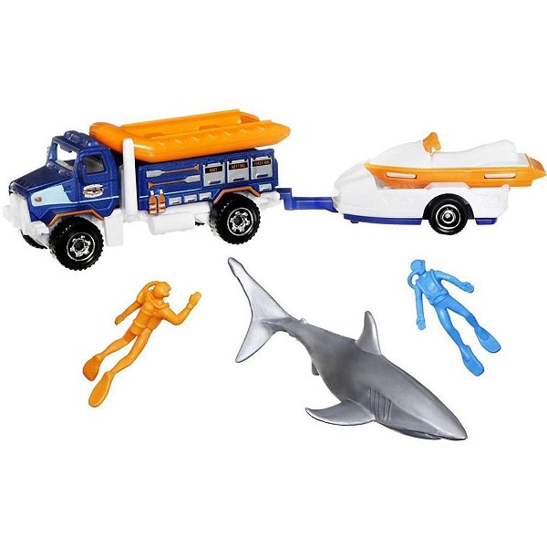 Matchbox HITCH & Haul + Cenarios Sortido