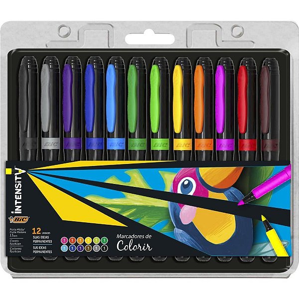 Marcador Artistico FELT Pen C/12 Cores Sortidas Blister