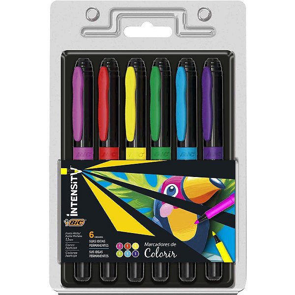 Marcador Artistico FELT Pen C/6 Cores Sortidas Blister