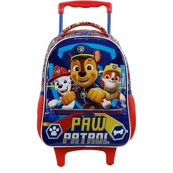 Mochila Infantil com Rodinha Patrulha Canina Y
