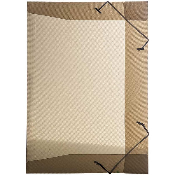 Pasta ABA Elastica Plastica Mini Oficio Delloline Fume PCT.C/10