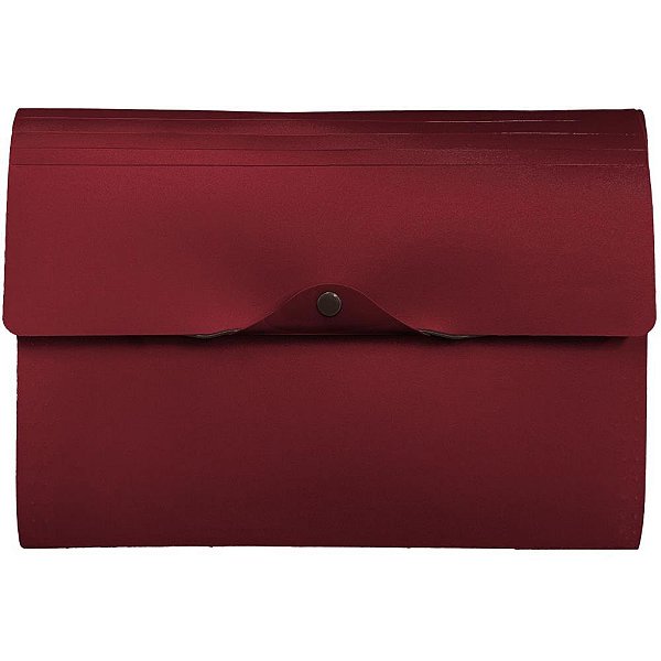 Pasta Sanfonada Plastica A4 12 Divisoes Aromas CHERRY