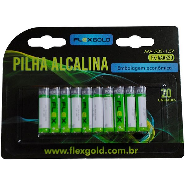 Pilha Alcalina Palito AAA BL.C/20