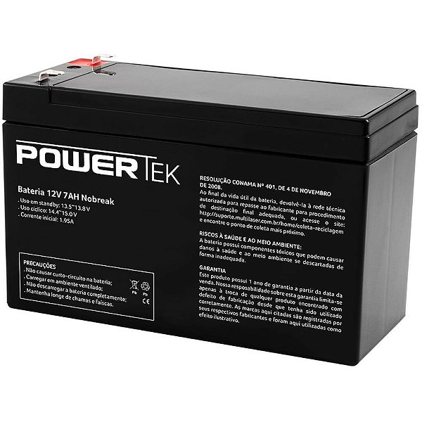 Pilha Bateria Bateria 12V 7AH Nobreak