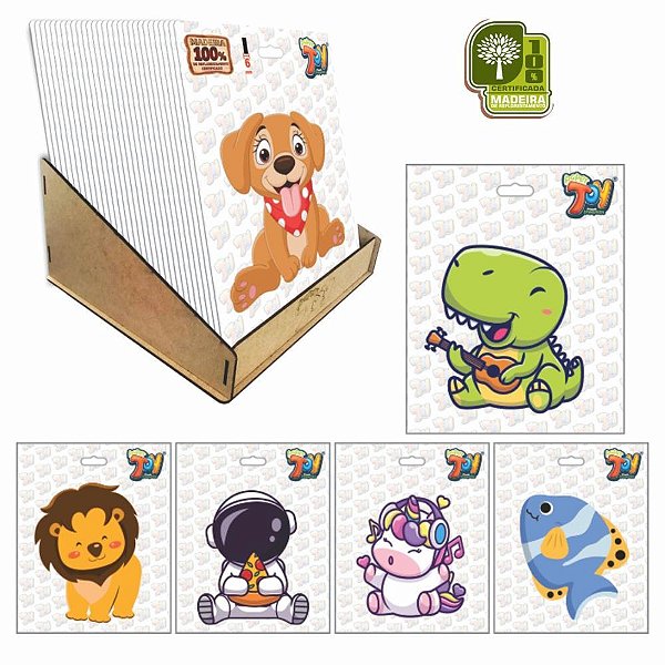 QUEBRA-CABECA Madeira Formas - Modelos Sortidos DP.C/24