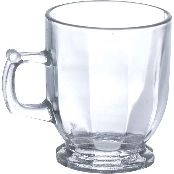 Xicara CHA Vidro ASTRA 6 Pecas Jogo