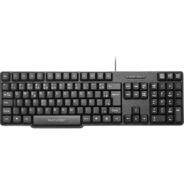 Teclado USB Basico SLIM Preto