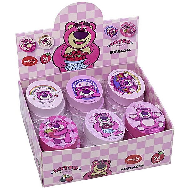 Borracha Decorada Lotso Sortidas CX.C/24