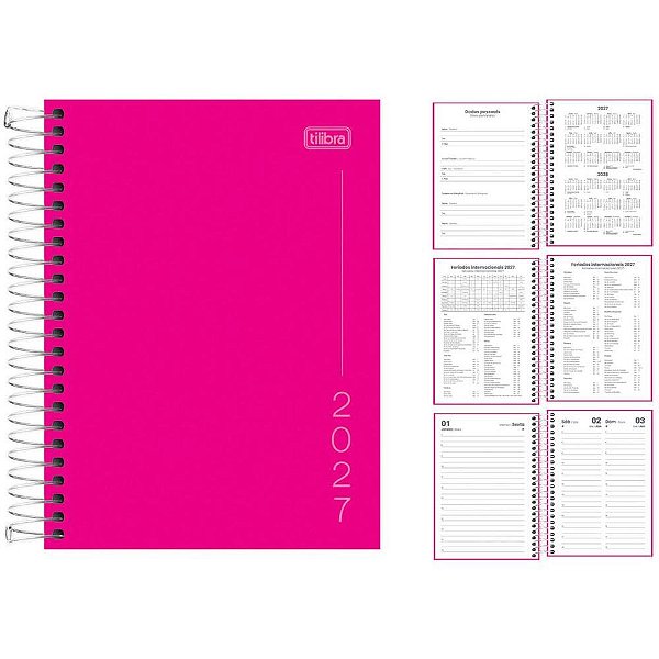 Agenda 2026 Pepper Rosa ESP 160F 117X164 PCT.C/04