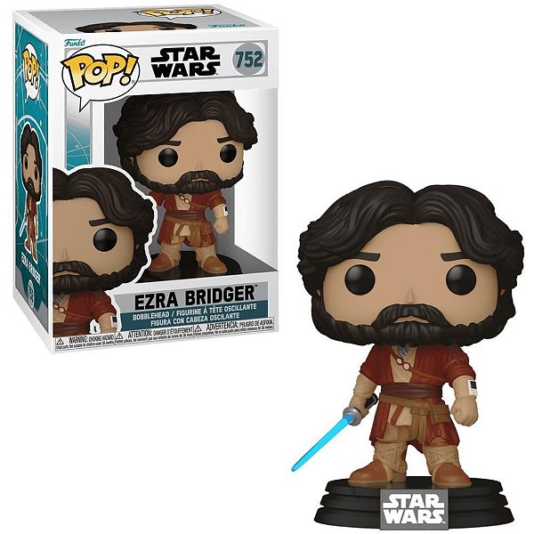 Boneco e Personagem Funko POP STAR W. Ahsoka EZRA