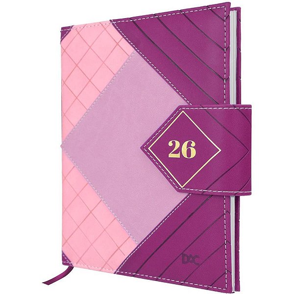 Agenda 2026 Rosa e Roxa CD 168F. 134X190MM