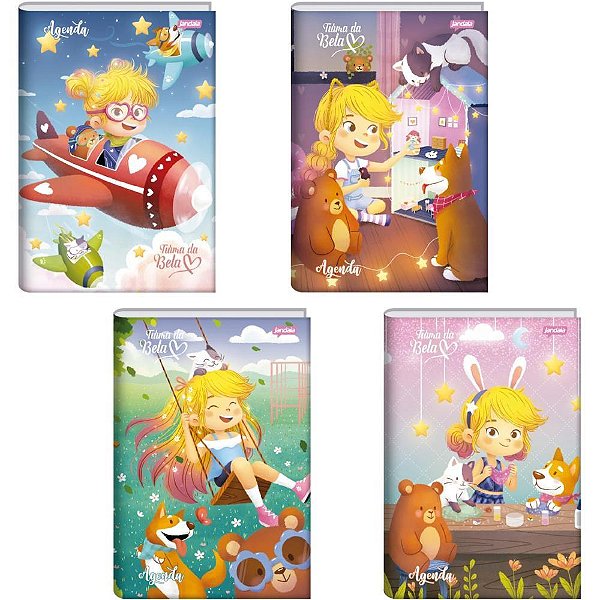 Agenda Permanente Turma da Bela CD 96F 134X200MM PCT.C/04