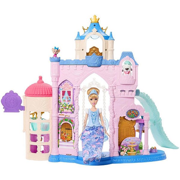 Boneca Disney Princesa Palacio Animais C/BON