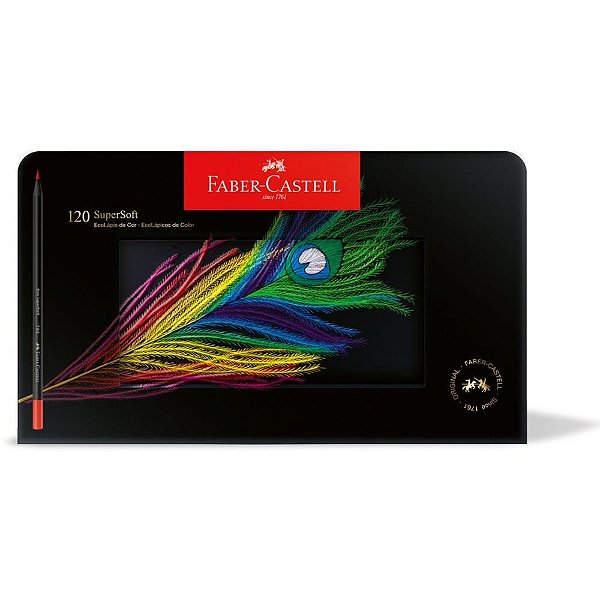 Lapis de COR Redondo Supersoft 120 Cores PCT.C/02