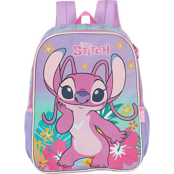 Mochila Infantil STITCH Roxa G