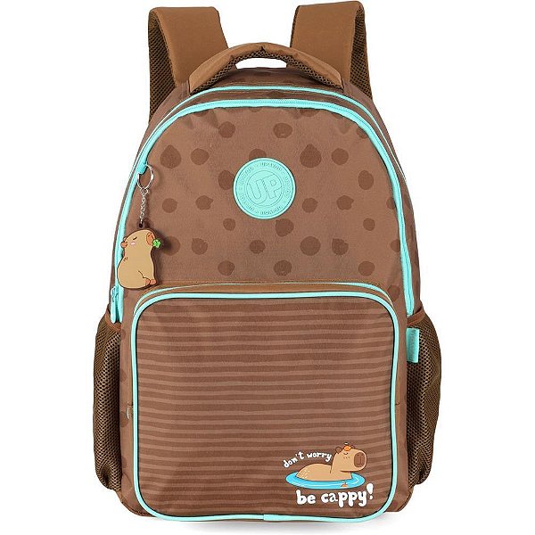 Mochila Infantil UP4YOU Capivara Verde G