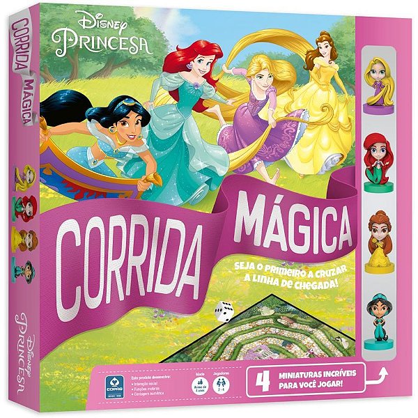Jogo de Tabuleiro Corrida Magica Princesas