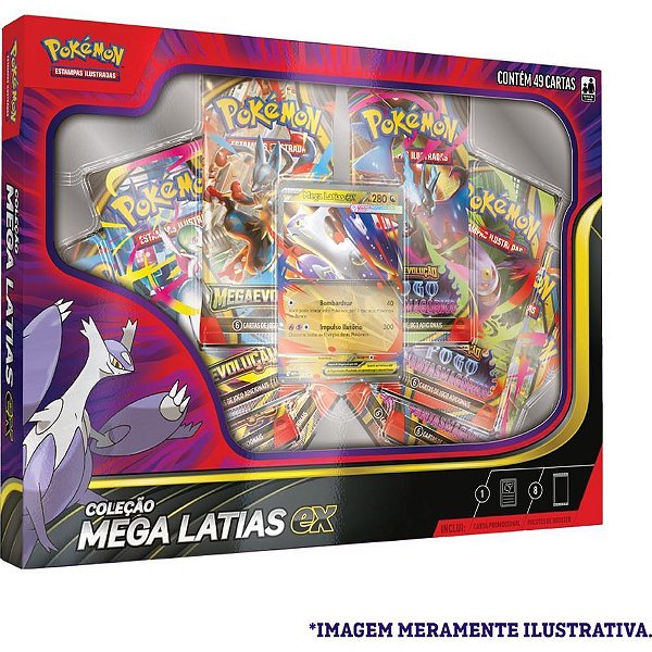 Jogo de Cartas Pokemon BOX Mega Latias EX