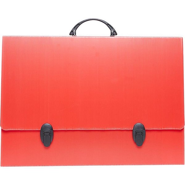 Maleta Novaonda com ALCA A-3 Vermelha C/FECHO 3,5CM