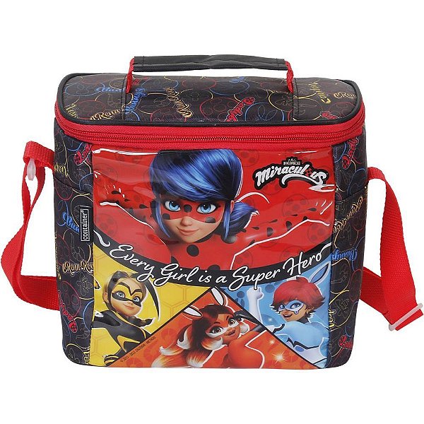 Lancheira Termica Miraculous MAX MAO/OMBRO