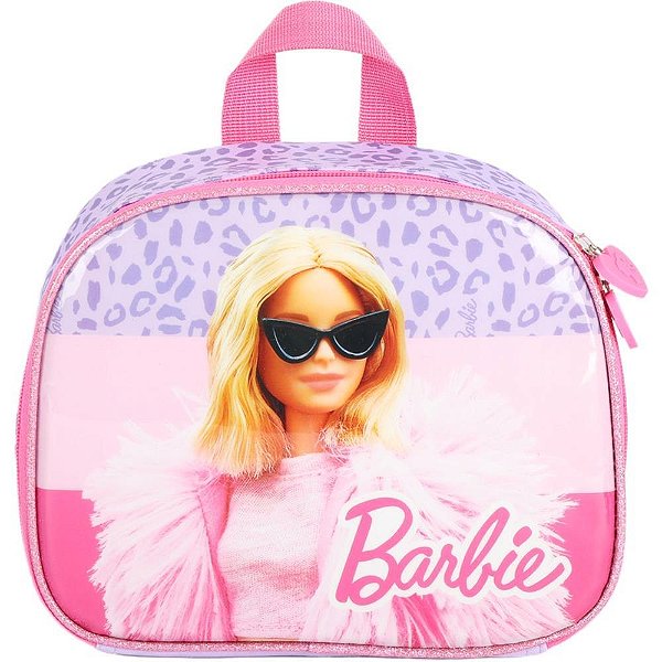 Lancheira Termica Barbie Violeta MAO/COSTAS