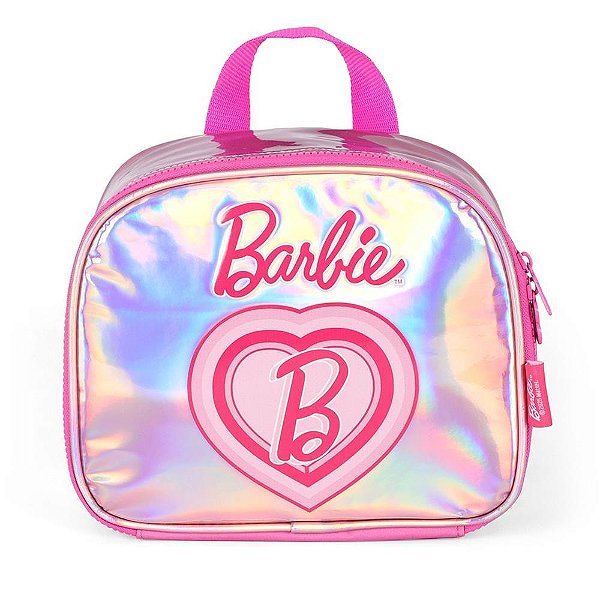 Lancheira Termica Barbie MAO/COSTA PINK