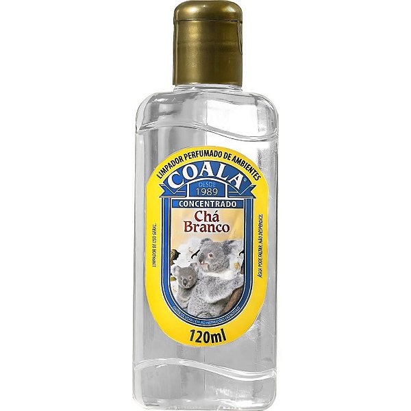 Limpador Perfumado Coala CHA Branco 120ML PCT.C/03