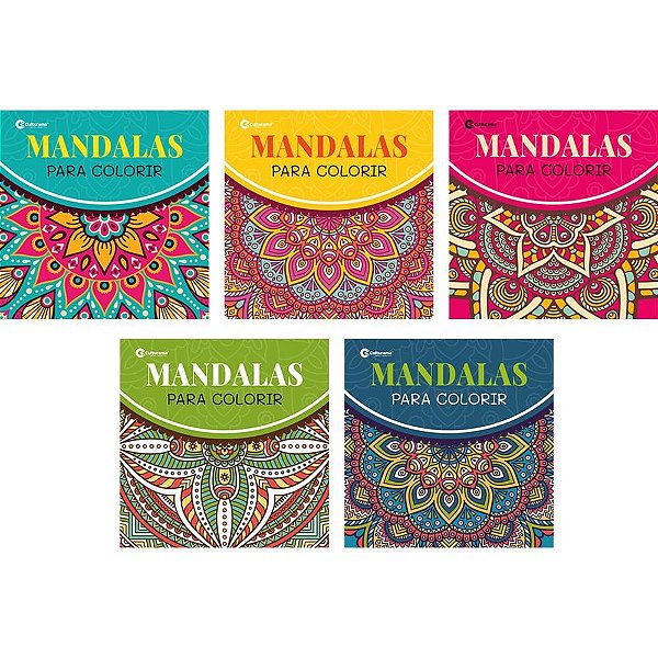 Livro de Colorir Mandalas 24PGS 20X20CM (S) DP.C/50